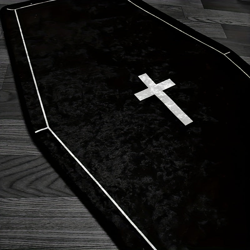 Halloween Coffin Rug Soft Modern Decoration