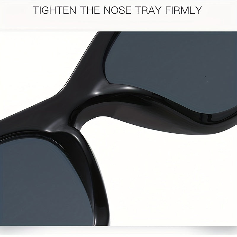Men's Square Frame PC Sunglasses Vintage Mixed Decorative Eyewear