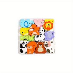 12pcs 3D Boxed Puzzle Kids Toys - Various Themes - Cognitive Matching Puzzle