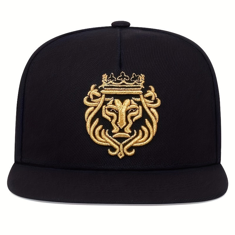 Men's Lion Crown Baseball Cap Adjustable Casual Hat Hip Hop Style