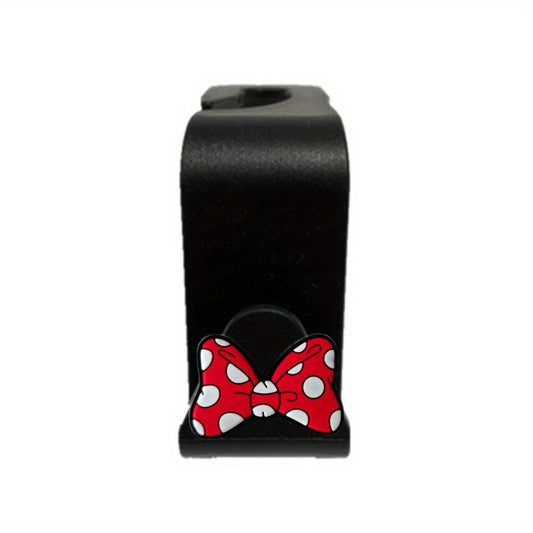 Cartoon Car Hook Bowknot Palm Car Seat Storage