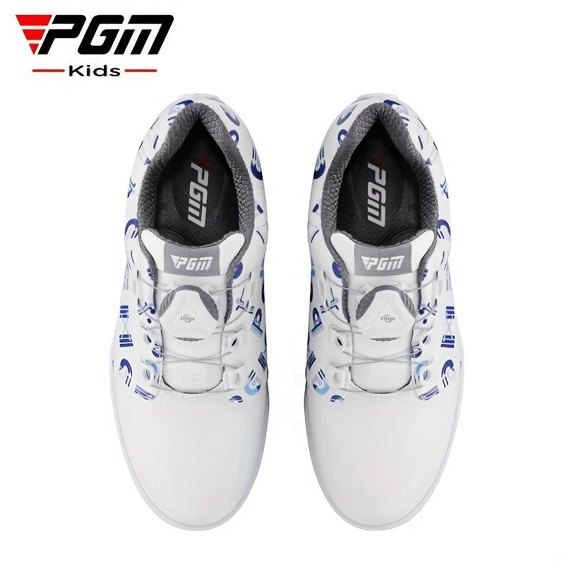 Waterproof Kids Golf Shoes with Anti Slip Shoelaces XZ241