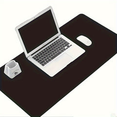 Oversized Faux Leather Mouse Pad for Office