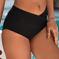 High Stretch Bikini Bottom Sexy Style High Cut Beachwear