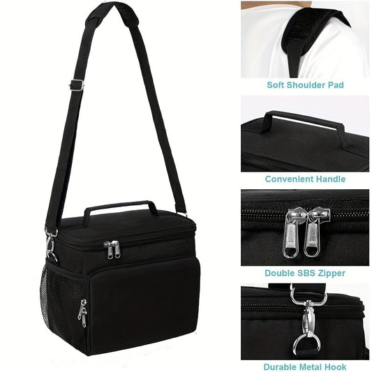 Leakproof Reusable School Lunch Bag with Shoulder Strap