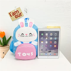Kids Little Rabbit Backpack Large Capacity Kindergarten Schoolbag Waterproof