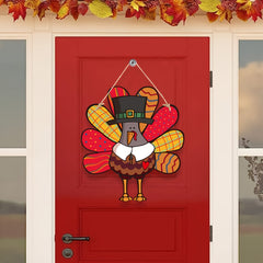 Thanksgiving Party Decoration Hemp Rope Doorplate