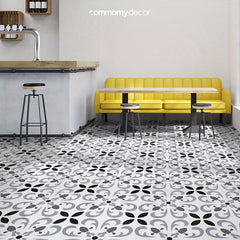 10pcs Peel And Stick Vinyl Floor Tile Sticker - Waterproof & Heat Resistant