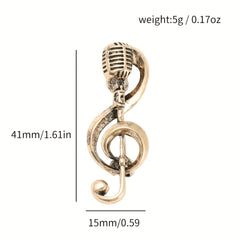Music Note Brooch For Him