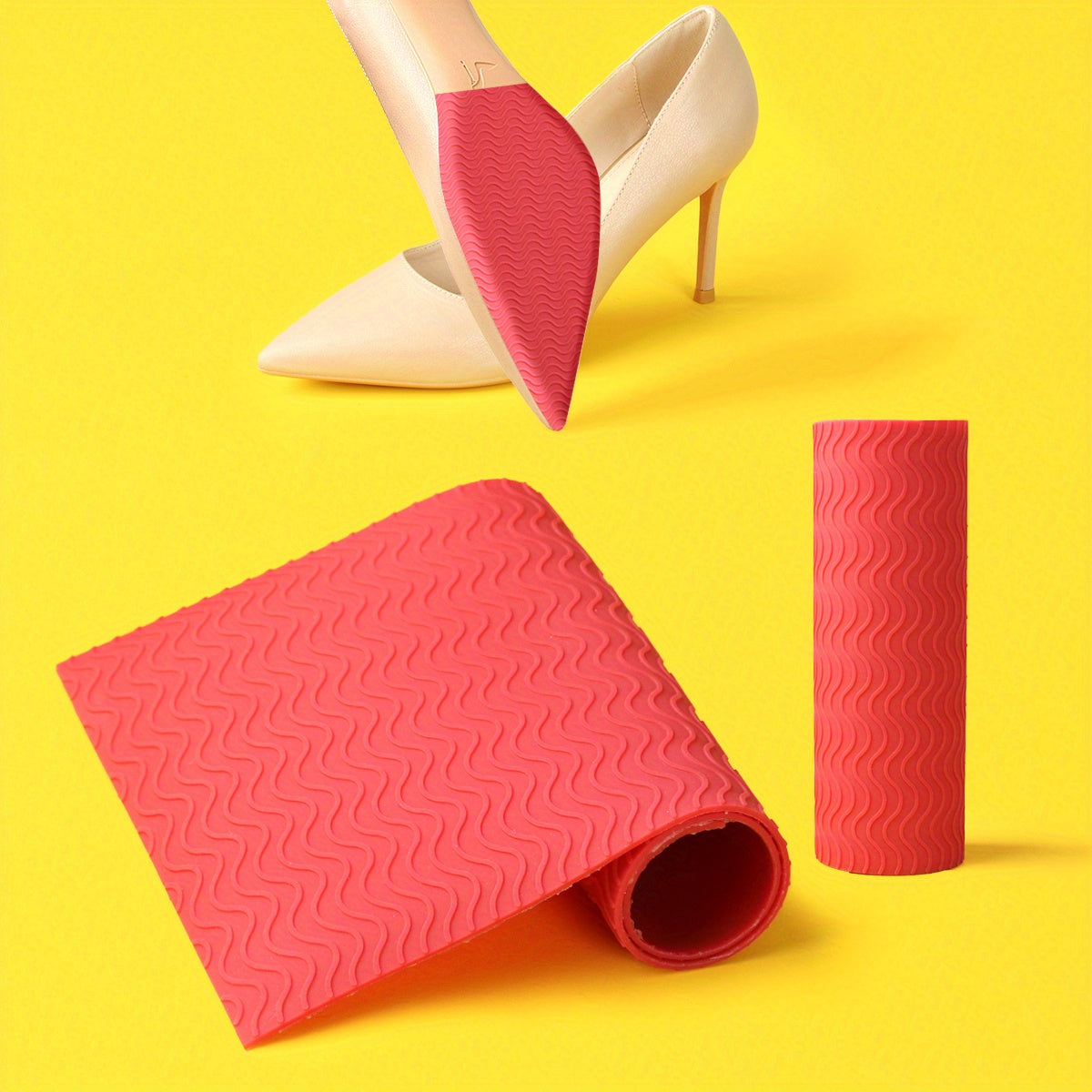 1pair High Heels Non-slip Stickers Leather Shoes Forefoot Protection Stickers