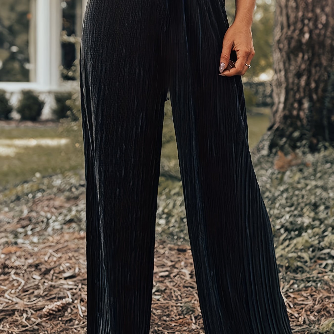 Women's Plus Size Straight Leg Casual Pants