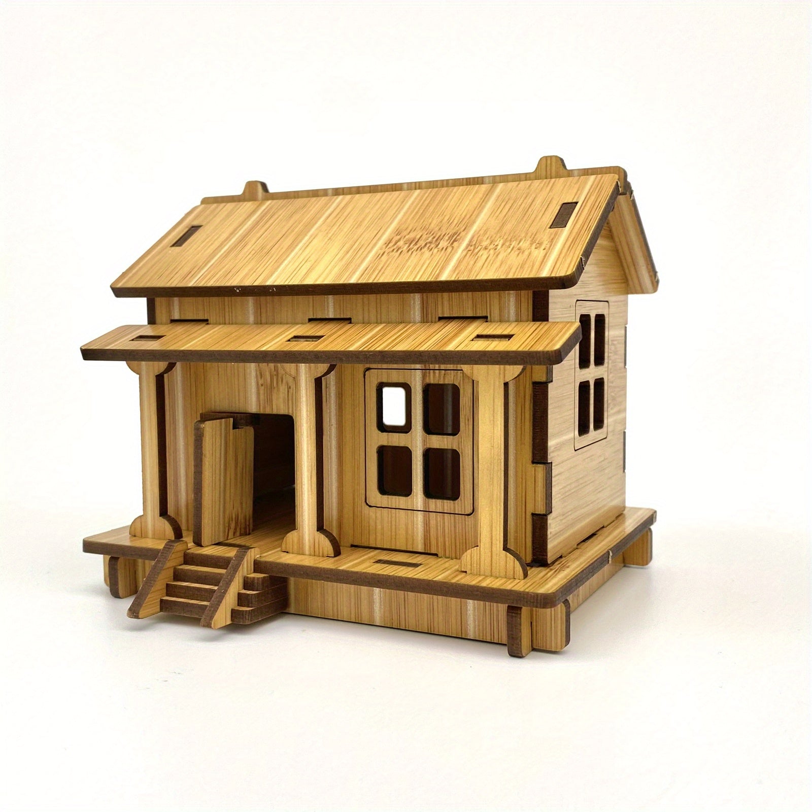 DIY Mini Cottage 3D Puzzle Model Kit Educational Brain Teaser Puzzles