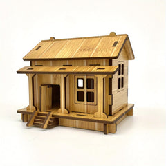 DIY Mini Cottage 3D Puzzle Model Kit Educational Brain Teaser Puzzles