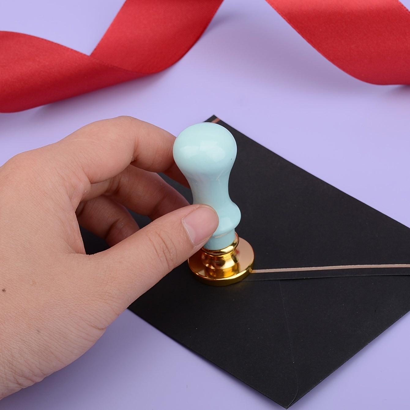Christmas Tree Wax Seal Stamp for Festive Holiday Greetings