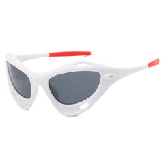 Men's Cat Eye Hollow Riding Goggles Street Photography Sunglasses