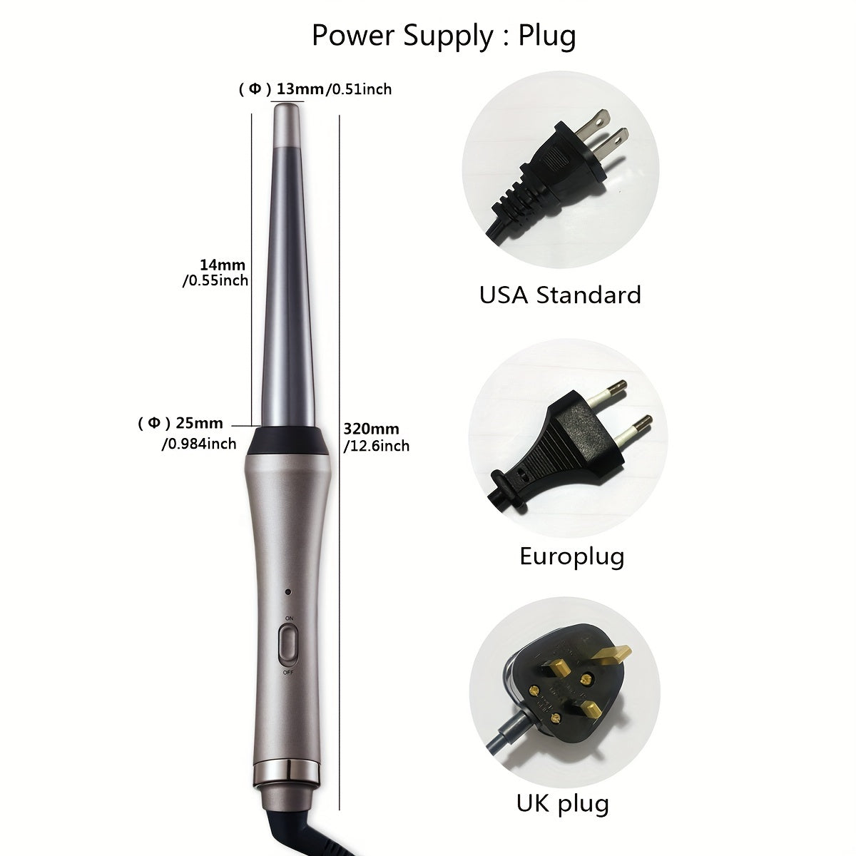 Professional Hair Curler Wand for Salon Home Use