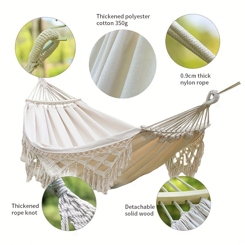 Portable Tassel Hammock Outdoor 300kg
