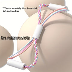 8 Shape Resistance Bands Yoga Stretch Braided Bands for Fitness Training