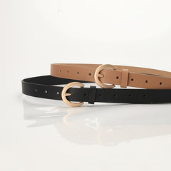 Women's PU Leather Waist Belt for Jeans Pants Dress