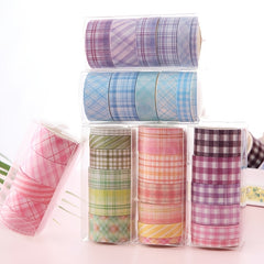 Geometric Pattern and Paper Tape Set DIY Stationery Stickers