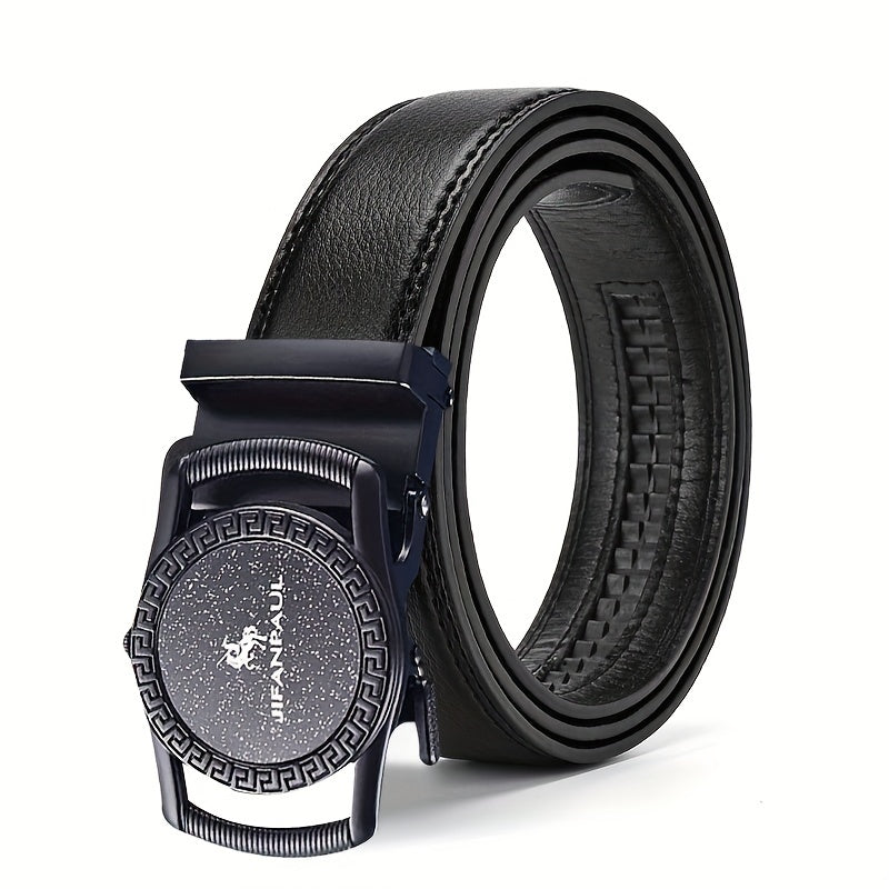 Men's PU Leather Buckle Belt for Outdoor Party Travel