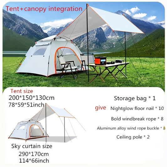 Portable Folding Canopy Quick Opening Rainproof Perfect Camping