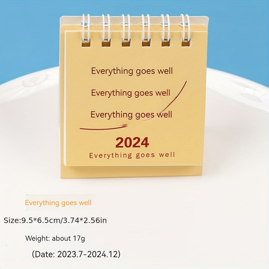 Mini Punch Card Calendar Student Gift Desktop Decoration Desk Calendar