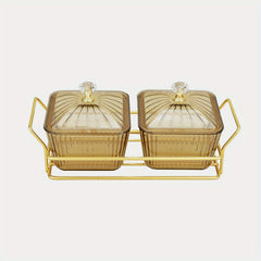 Nut Box Dried Fruit Box With Lid Snack Plate Transparent Nut Jar