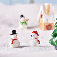 Santa Claus Snowman Christmas Accessory Micro Landscape Socks Gift