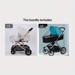 Breathable Stroller Mosquito Net Dustproof Cover