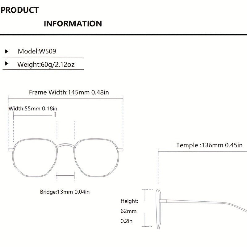 Clear Lens Glasses For Women Men Rhinestone Decor Eyeglasses