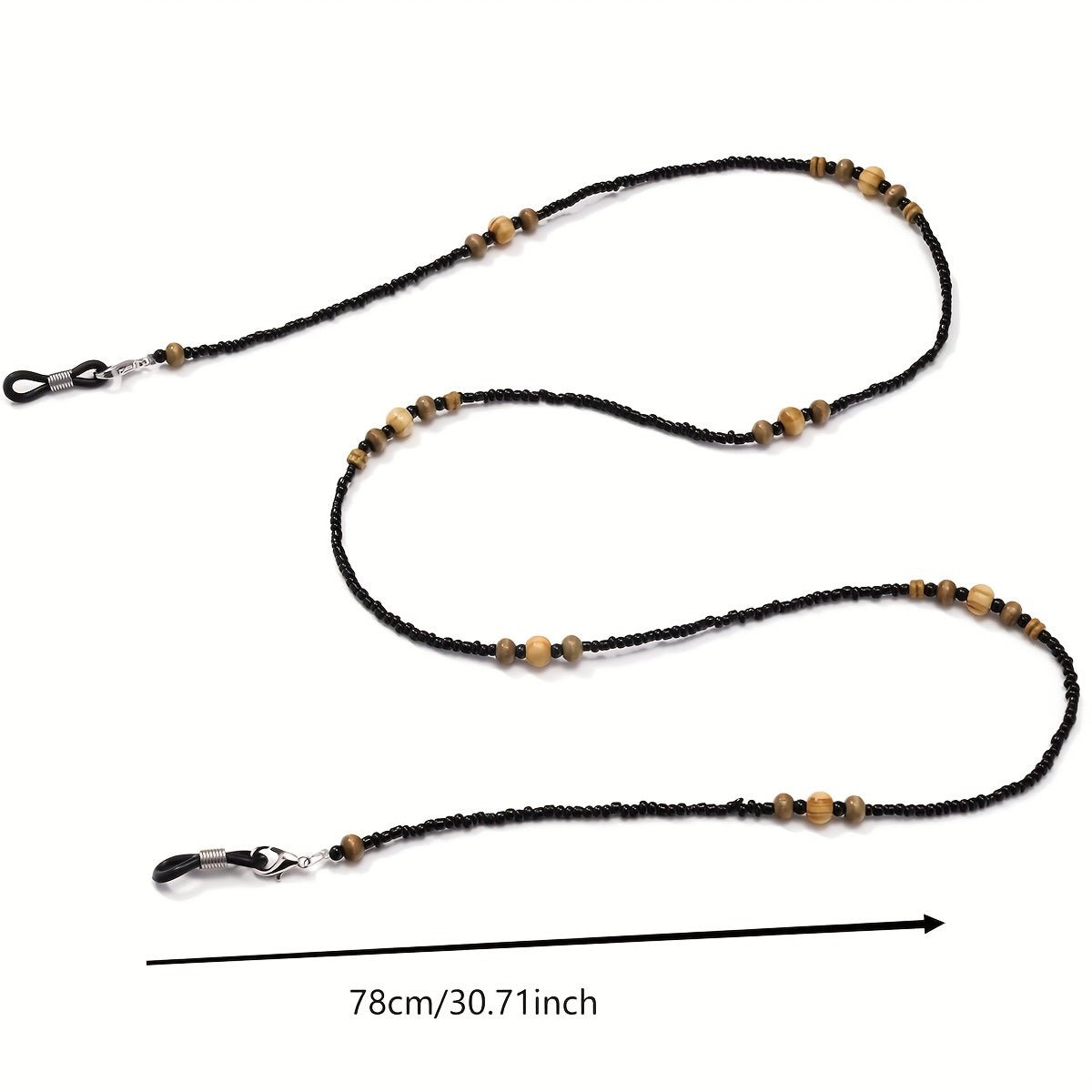 Beaded Glasses Lanyard Non slip Glasses Rope for Men and Women Eyeglass Holder