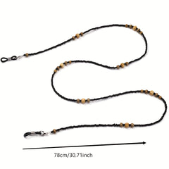 Beaded Glasses Lanyard Non slip Glasses Rope for Men and Women Eyeglass Holder