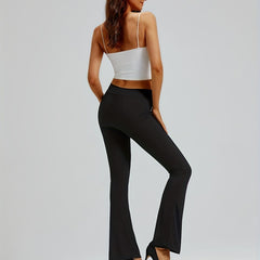 Women's High Waist Flared Leggings for Yoga Workout