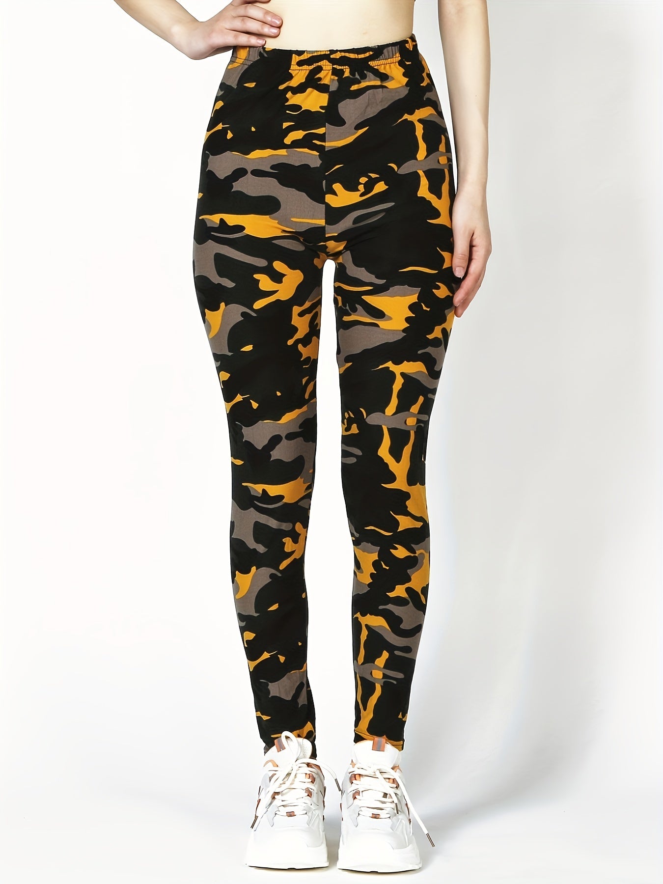 Women's Printed High Waist Yoga Leggings