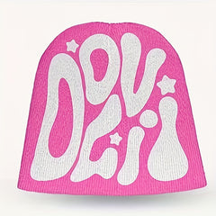 Y2K Beanie Cap Hip Hop Knitted Pullover Hat