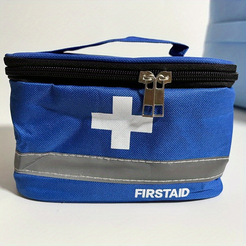 Portable Medicine Lock Box with Letter Graphic Storage