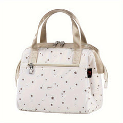 Portable Insulated Lunch Bag Waterproof Insulation Package Thermal 2 Layer
