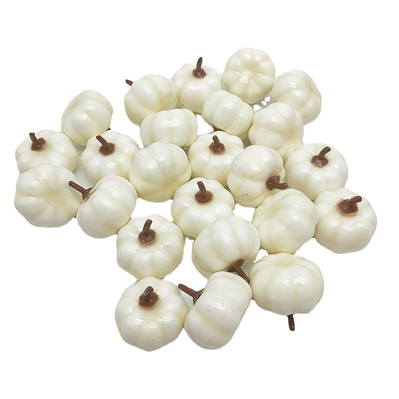 24pcs Mini Pumpkin Set for Halloween Decor
