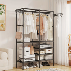 Large Capacity Coat Rack Standing Storage Rack