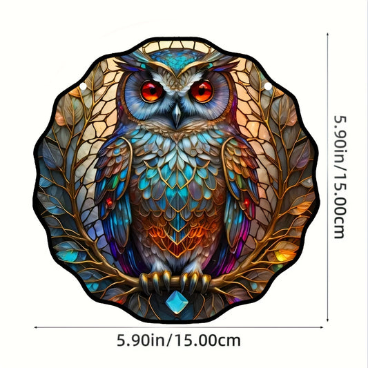 Owl Dyed Acrylic Hanging Window Christmas Gift