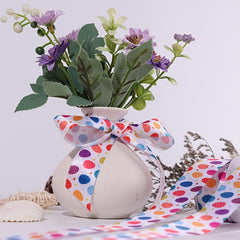 3 Cm Candy DIY Bow Hair Decoration Ribbon 5 M Roll