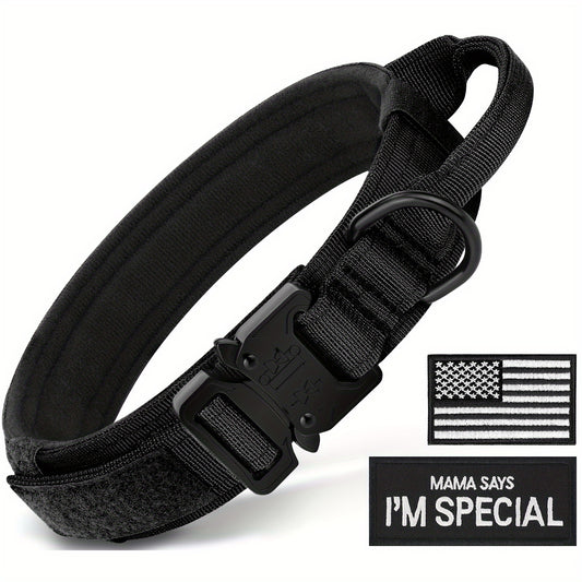 Taglory Strong Tactical Dog Collar with Handle