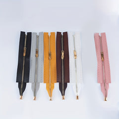PU Metal Tooth Zipper for Box Bags - Bag Hardware for DIY Bags