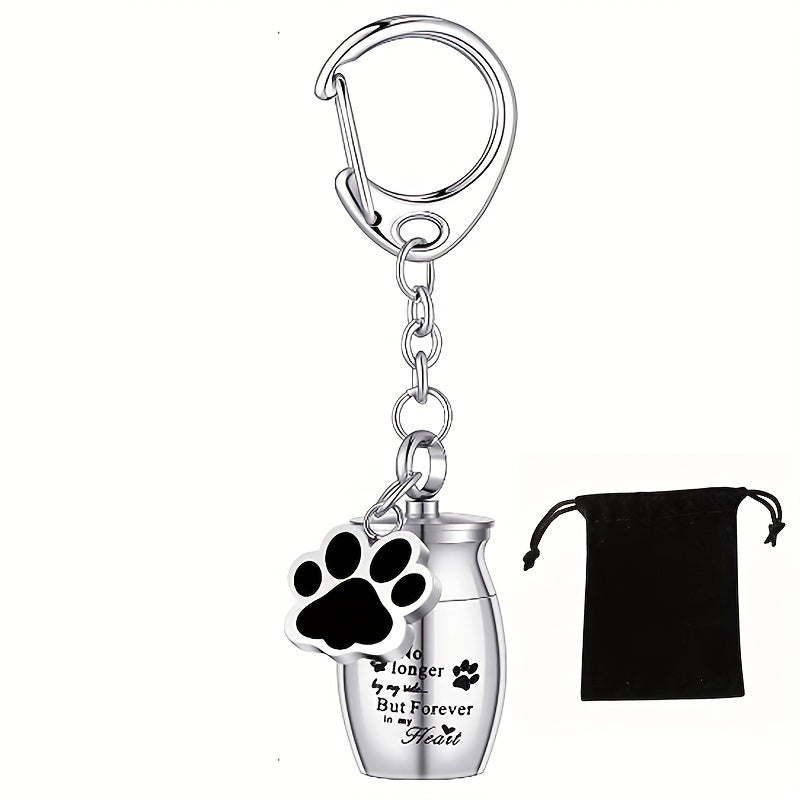 Pet Urns Keychain With Storage Bags For Dog Cat Ashes Keepsake