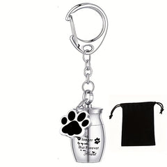 Pet Urns Keychain With Storage Bags For Dog Cat Ashes Keepsake