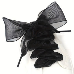 1pc Lace Chiffon Shoelace Silk Versatile Ice Cream Shoelace
