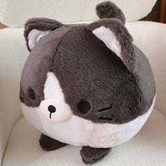 Soft Round Cat Dumpling Plush Toy Pillow Doll Home Decoration