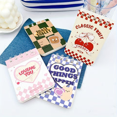4pk American Retro Student Notebook Thick A7 Spiral Coil Notebook