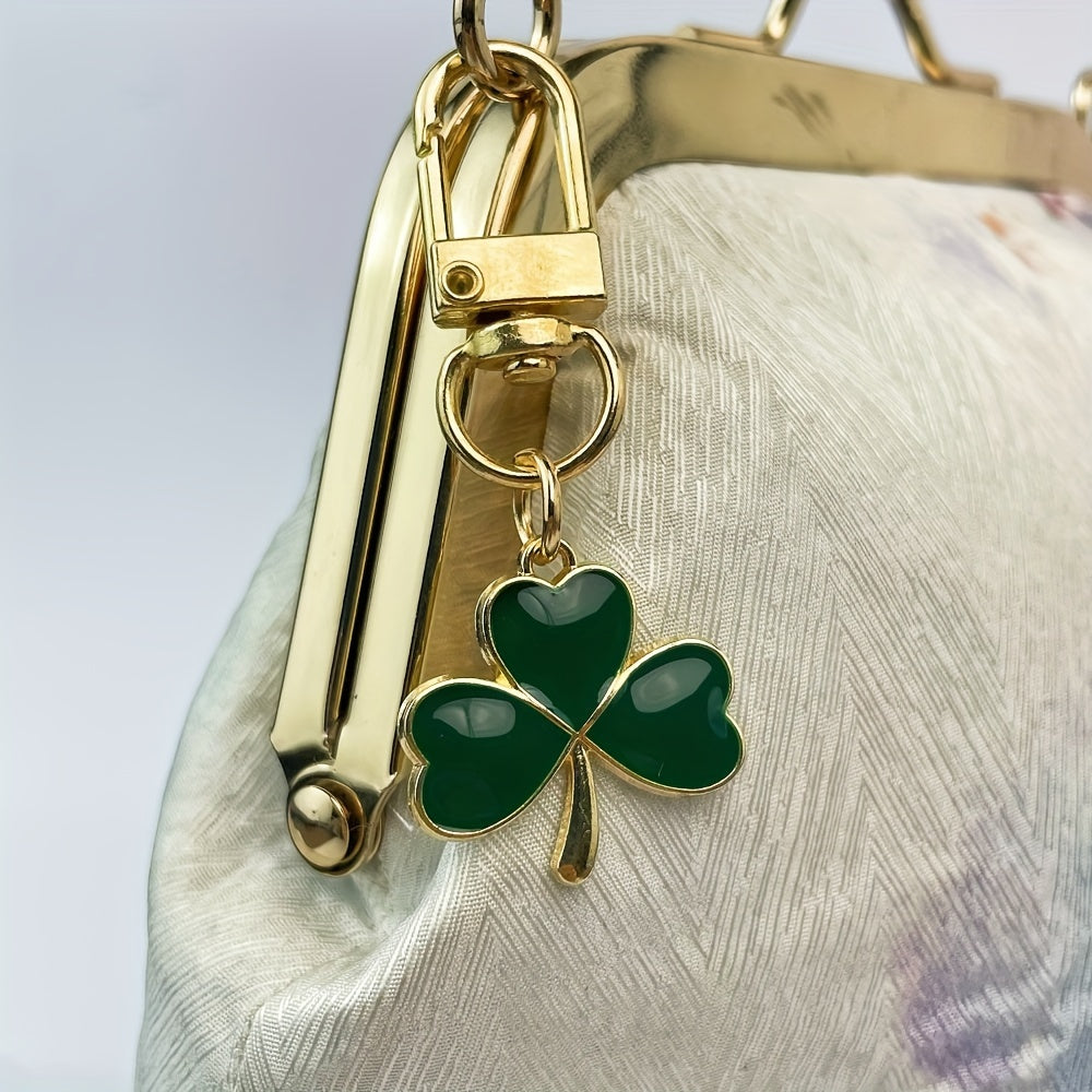 Lucky Shamrock Keychain Blessing Gift For Bags Wallets Car Keys